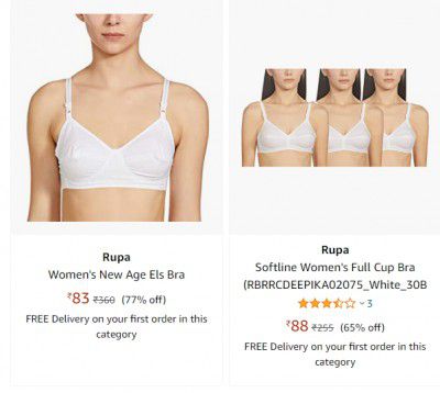 [Loot Deal] Rupa Bra & Panties Up to 77% off