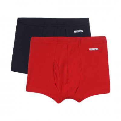 Rupa Frontline Boy's Cotton Blend Classic Regular Fit Solid Trunks