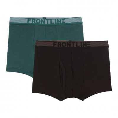 RUPA FRONTLINE Boy's Cotton Blend Classic Regular Fit Solid Trunks