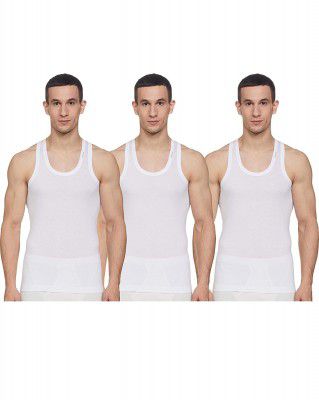 Rupa Frontline Boys Plain Vest (Pack of 3)