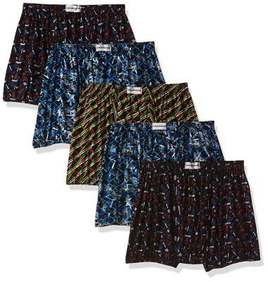 Rupa Frontline Mens Solid Trunks (Pack of 5) (RVBMMRTPRDP515080_Assorted-80 Cm)(Colors & Print May Vary)