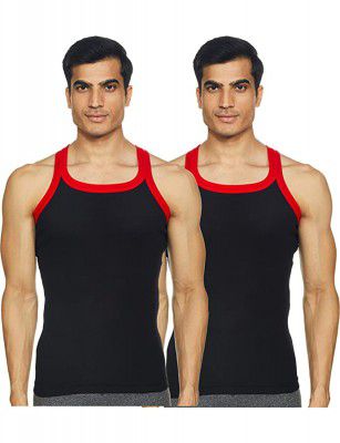Rupa Frontline Mens Solid Vest (Pack of 2)(Colors & Print May Vary)