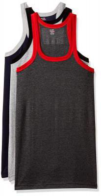 Rupa Jon Men's Solid Vest (Pack of 3)
