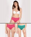 RUPA SOFTLINE  Pack of 2 Women Hipster Multicolor Panty...