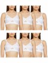 Rupa Women's Cotton Wire Free Modern Non-Padded Bra ( 6 Count )...