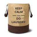 Rusabl Non-Woven Laundry Bags For Clothes With Handles (45L, Brown)...