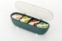 RUSHIL WERE Elegant 4 Compartment Stylish Multipurpose Dry Fruit Box | Masala Box | Candy Box | Achar Box | Traditional Box | 4 in 1 Box | Set of 1...