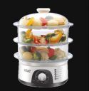Russell Hobbs 9 Litre Electric Food Steamer (Transparent Lid, RFS800, White)...