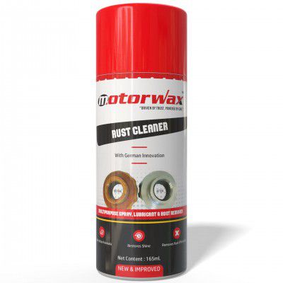 Rust Cleaner Spray (165mL) | Multipurpose Rust Remover, Lubricant & Shine Restorer 