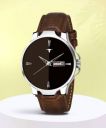 RUSTET Day & Date Analog Watch - For Men DBRW385-DBRWN Boys & Man's Stylish...