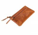 RusticVintage Genuine Leather Pencil Boxes Pencil Case Simple Pencil Bag Gray Pen Case Office School Supplies for Kids Students Adults Pencil Bags with Zipper Pencil Storage Bag Pen Holder...
