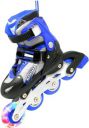 Rutvi Enterprise Roller Skates for Girls Age Group 7-12 Years Adjustable Inline Skating Shoes (Standard, Blue)...