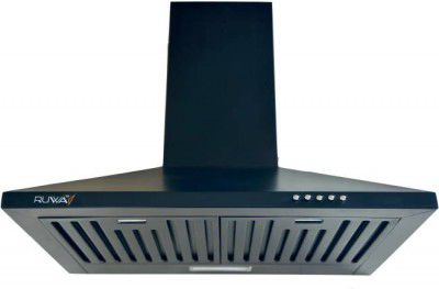 ruwa VIVA 60 BLACK Wall Mounted Chimney (Black 800 CMH)