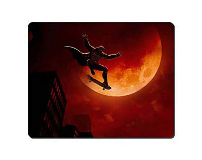 Ryca® Superhero Wallpaper Printed Matt Finished Anti-Skid Non-Slip Rubber Base Mouse Pad/Desk Pad for Work from Home||Office||Gaming||PC||Laptop||Mousepad