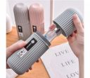 Rylan 1Pc Capsule Shape Travel Toothbrush Toothpaste Case Holder Portable Toothbrush Storage Plastic Toothbrush Holder Random Colour...