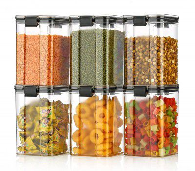 RYLAN Air Tight Containers for Kitchen Storage (Set of 4, 1100 Ml)