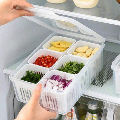 Rylan Plastic Fridge Storage Boxes Freezer Storage Containers