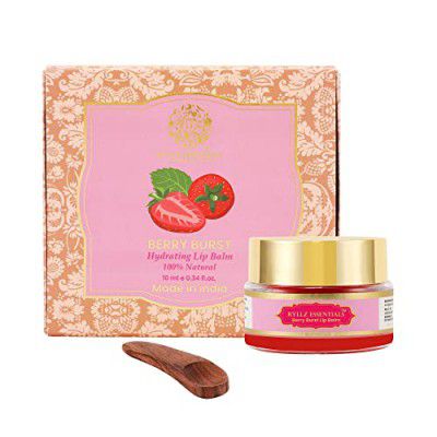 RYLLZ ESSENTIALS Berry Burst Lip Balm | Hydration with Shea Butter, Beeswax & Vitamin E | Red Tint Balm | 10 ml
