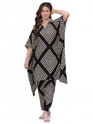 rytras Women's Printed Kaftan Kurta and Pant Set