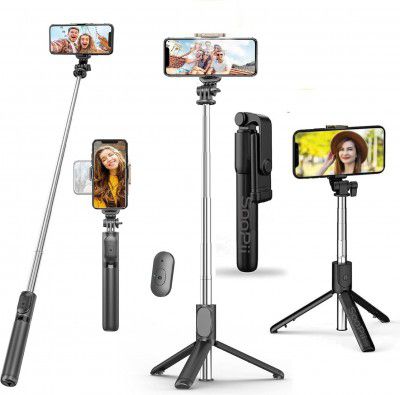 S1 Selfie Stick Tripod Light Weight, 28 inch / 70CM Reinforced Tripod for Mobile Phone
