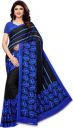 SAARA  Printed Daily Wear Georgette Saree  (Blue, Black)...