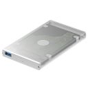 Sabrent Ultra Slim USB 3.0 to 2.5-Inch SATA External Aluminum Hard Drive Enclosure [Optimized for SSD, Support UASP SATA III] Silver (EC-UM30)...