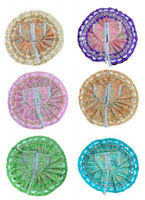 SacredKart, Laddoo Gopal Ji, Poshak, Size 0, Pack of 6
