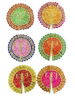 SacredKart, Laddoo Gopal Ji, Premium Poshak, Size 2, Pack of 6