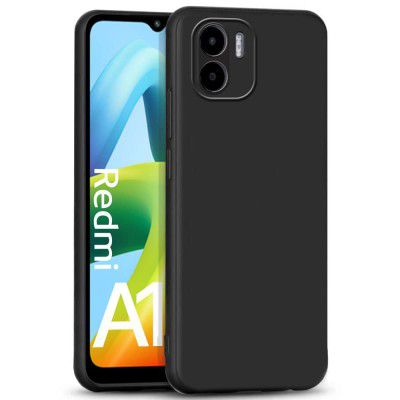 SADGATIH SAPNO KI UDAAN Cover Redmi A1 | Matte Soft Silicon Flexible | Camera Bump Protection | All Side Shock Proof Rubberised Back Case Cover for Xiaomi Redmi A1 (Black)