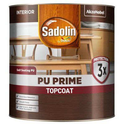 Sadolin by Dulux | PU Wood Primer & Polish Sealer for Interior Surfaces | 4 litres