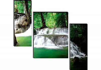 SAF 6MM Waterfall Nature Set of 3 Panel Painting(SANFJM1185) SAFJM1185