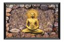 SAF Buddha Design Exclusive Art with Frame (14 inch X 20 inch) AANFM33...
