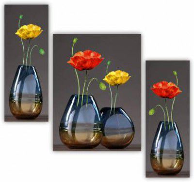 SAF Digital Reprint 18 inch x 12 inch Painting  (Pack of 3)
