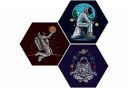 SAF motivational UV Textured self adeshive 3 piece hexagon Home Decorative gift item painting 17 Inch X 17 Inch SANFHX32322...
