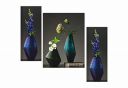 SAF paintings SANFJM32422 Flower UV Textured MDF Framed Paintings (Set of 3, 6mm, 12" x 18", Multicolor)...