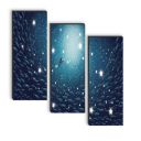 SAF paintings set of 3 Star And Sky UV textured self adeshiv wall painting for home decoration SANF-SJ70...