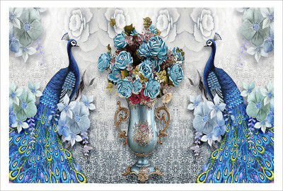 SAF Synthetic Figures, Religion, Flowers, Abstract Poster, Multicolour, Printed, 30 cm x 45 cm x 0.2 cm