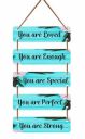 SAF Wall Hanging Wall Art MDF Wooden Wall Hanger for Living Room | Bedroom | Office | Gift | Wall Hanging For Home Decoration WS-SAFWH-72...