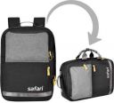 SAFARI Small 15 L Sirius Two Way Laptop Backpack + Satchel (Black)...