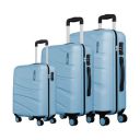Safari 3Pc Polycarbonate Persia Set-55+65+77 Cms | Trolleys (Pearl Blue)...