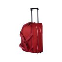 Safari Arc Duffle Bags for Travel 55 cm 2 Wheel Luggage Red Luggage Bag Trolley...