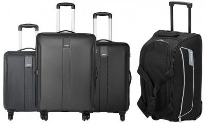 Safari ARC Polyester 55 cms Black Travel Duffle (ARC55RLBLK)