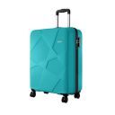 Safari Cabin Pentagon Pro 8 Wheels 55Cm Trolley Bag Hard Case Polypropylene, Trolley Bags for Travel, Cyan...