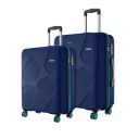 Safari Cabin Pentagon Pro 8 Wheels Spinner Set of 2 (+ Medium) Trolley Bags...