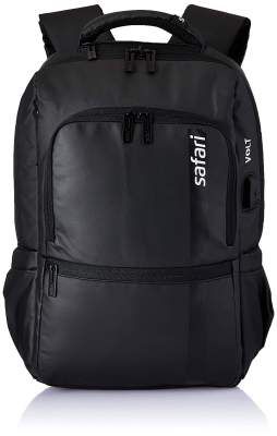 Safari Cosmo Dust/Water Resistant Formal Laptop Backpack with USB Charging