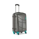 Safari Crypto 65 Cms Polycarbonate Gunmetal Trolley Bag Cabin 4 wheels Hard Suitcase (CRYPTO654WGNM)...