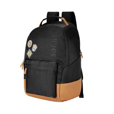 Safari Dart 3 24L College backpack, 2 compartments, 17" laptop compatible, Smart trolley sleeve | Color - Black