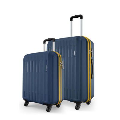 Safari Genius Alley Set of 2 (Cabin + Medium) Trolley Bags Hard Case