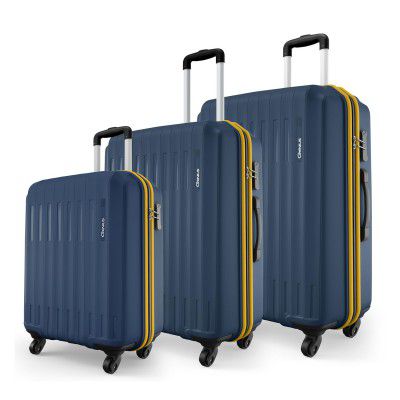 Safari Genius Alley Set of 3 (Cabin+ Medium + Large) Trolley Bags