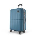 Safari Genius Theo 8 Wheels 76cm Large Size Check-in Trolley Bag, Hard Case Polycarbonate, 360 Degree Wheeling Luggage, Suitcase, Pearl Blue...